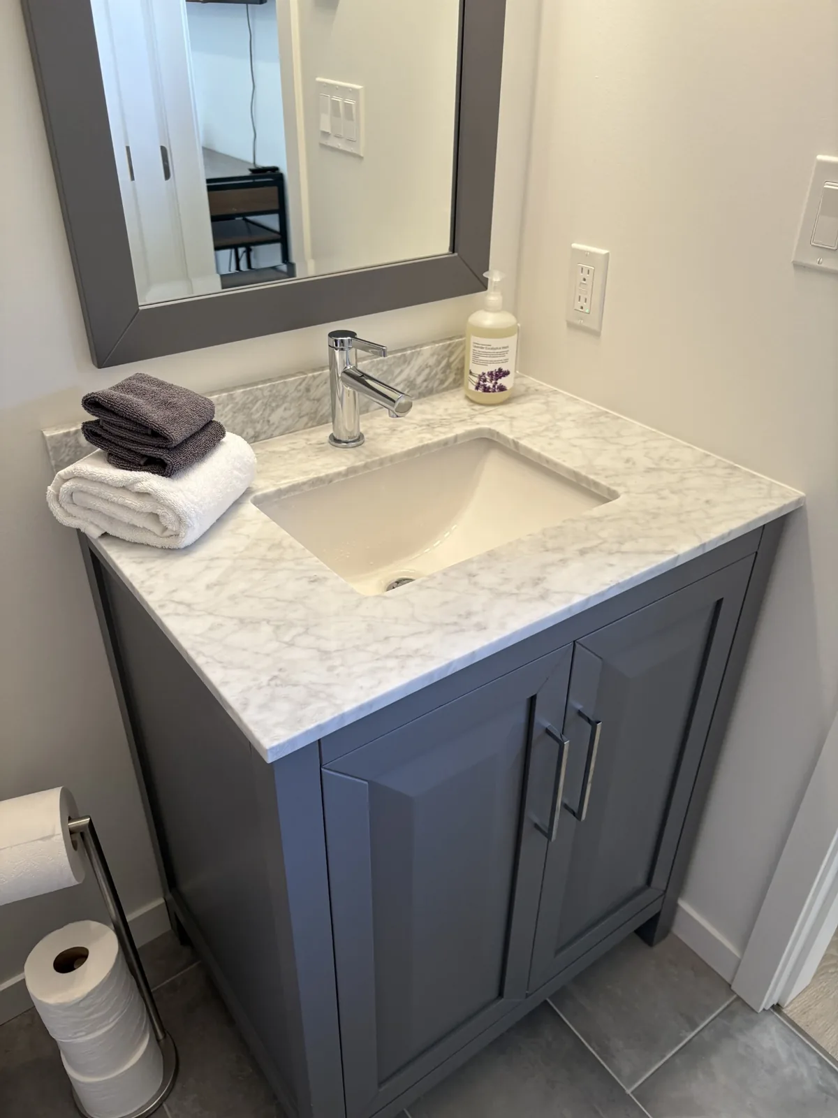 Bathroom vanity and sink refresh