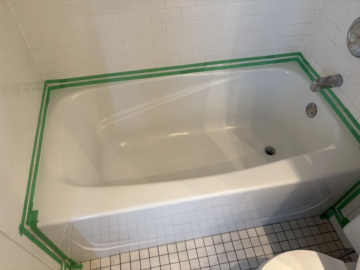 Bathtub resealing and bathroom repair